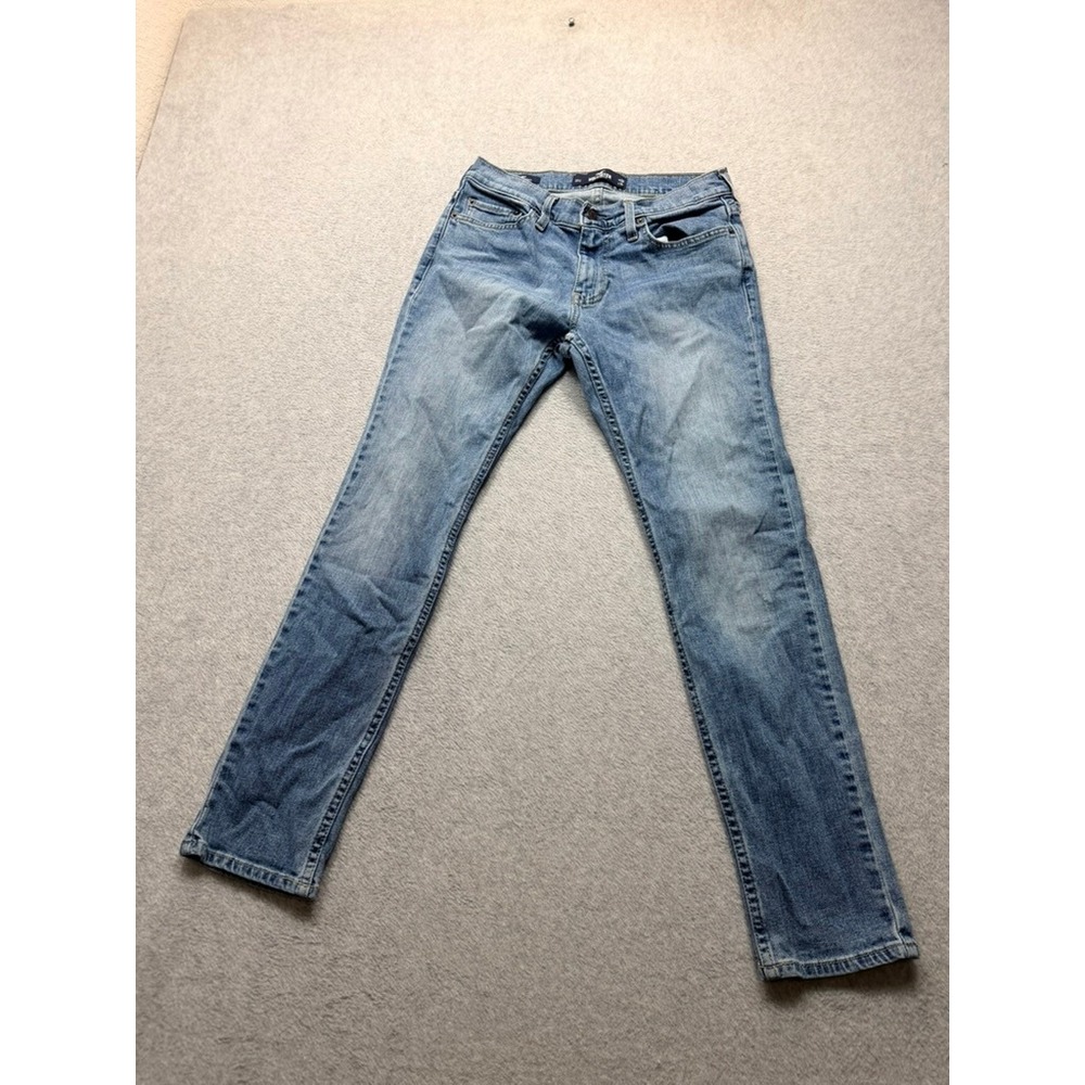 Hollister Epic Flex Skinny Jeans Mens 29x30 Medium Wash Blue Denim Pants